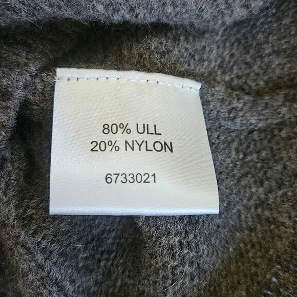 Juna Cardigan Womens S Gray Wool Sweater Short Sleeve Pockets Academia Preppy - Picture 7 of 11